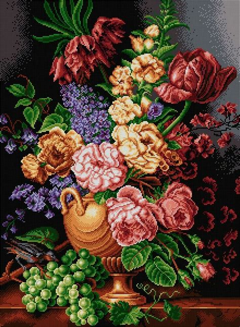 Pin By Gloria Toral On Guardado R Pido In Cross Stitch Flowers