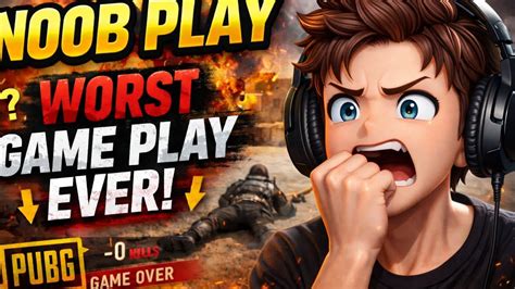 Worst Pubg Gameplay Ever Zero Kills Noob Player Youtube