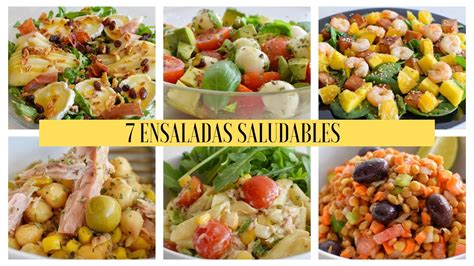 7 Ensaladas Fáciles Y Completas Para Cada Dia De La Semana Darixlab