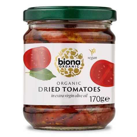 Organic Sun Dried Tomatoes In 170g From Biona