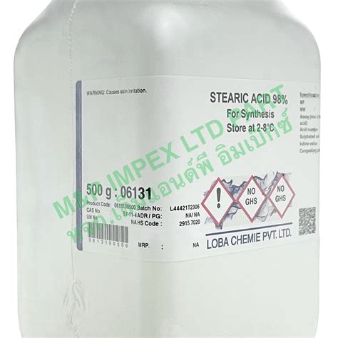 Loba Chemie Stearic Acid Synthesis M P Impex