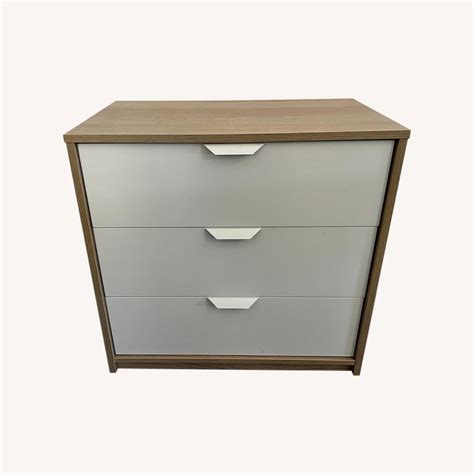 IKEA Wooden 3-Drawer Dresser - AptDeco