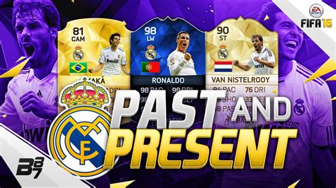 Past And Present Real Madrid Squad Builder Fifa Youtube