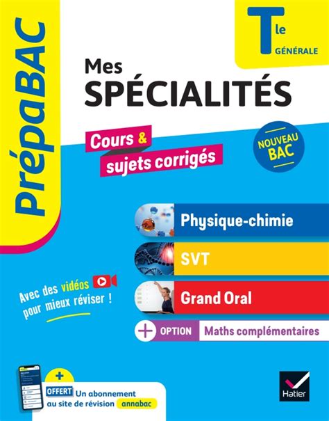 Pr Pabac Mes Sp Cialit S Physique Chimie Svt Grand Oral Maths