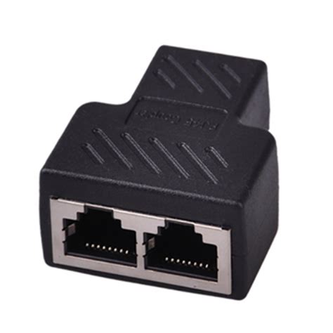 Chicmine To Way Rj Female Splitter Adapter Lan Ethernet Network