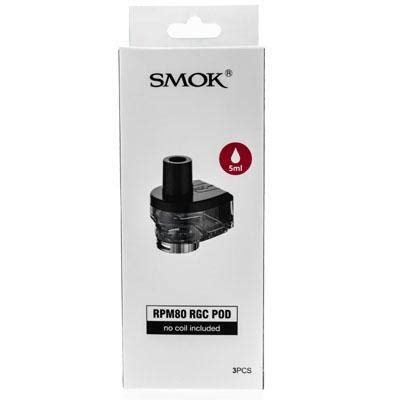 SMOK RPM80 RGC Pod No Coil Included Box Green Rush Smoke Shop