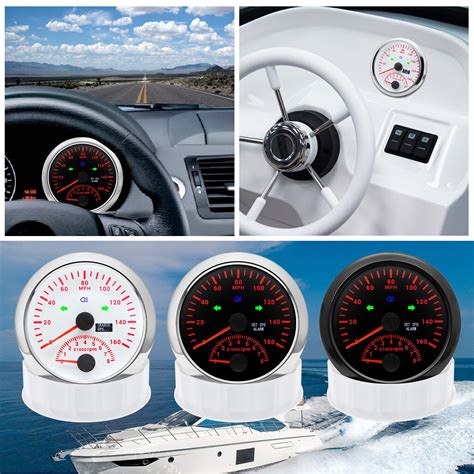 85mm GPS Speedometer Gauge 0 160MPH With Tachometer 8000RPM For Car