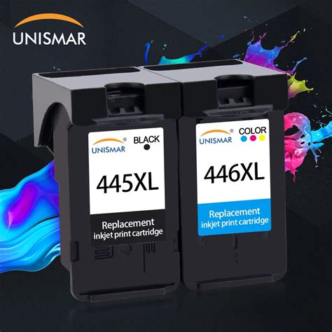 Unismar PG445 CL446 XL Ink Cartridge For Canon PG 445 CL 446 PIXMA