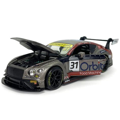 1 32 Bentley Continental GT3 Modellauto Metall Modell Spielzeug Fur