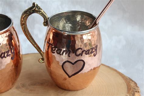 2 X Personalized Moscow Mule Mug Set Wedding Anniversary T Etsy