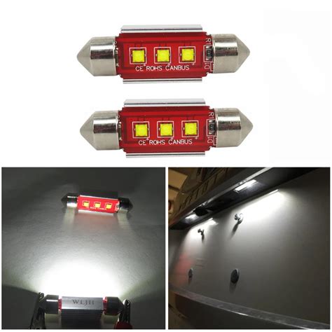 Wljh X Festoon Canbus Mm Led Dome Light De C W Led Bulb Auto Car