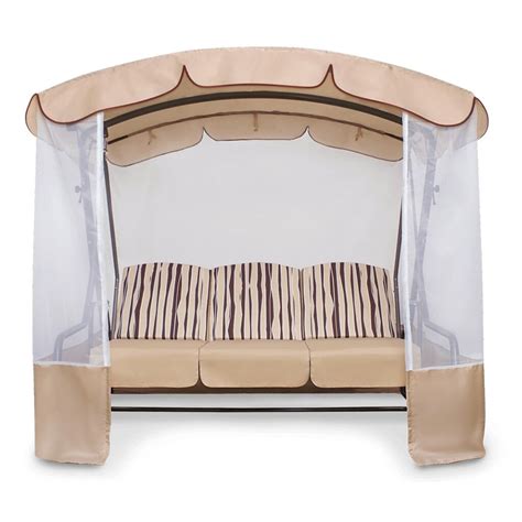 Качели садовые 3-местные, 199.5х130х173.5 см, 300 кг, Рандеву Премиум ...