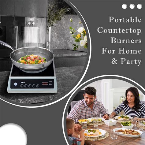 Mua Vonci Large Commercial Induction Cooktop W Portable Countertop