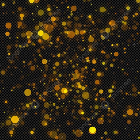 Golden Light Bokeh PNG Image Golden Light Effects Bokeh Glowing