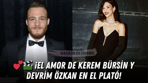 El amor de Kerem Bürsin y Devrim Özkan en el plató Romance en la