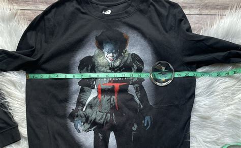 It Horror Movie Pennywise Clown Shirt Size Large Long Gem