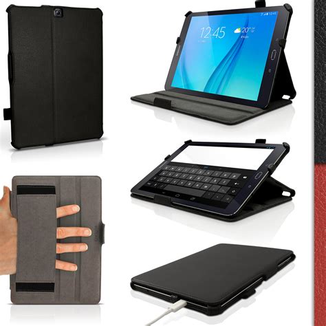 Pu Leather Folio Case For Samsung Galaxy Tab S Sm T Flip Stand