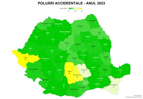 Jumătate din poluările accidentale raportate în 2023 au fost provocate