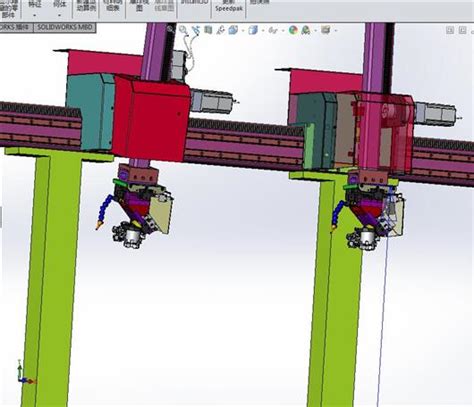 机床自动上下料机械臂3d模型下载 三维模型 Solidworks模型 制造云 产品模型