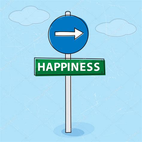 Road to happiness — Stock Vector © rosymka #3447469