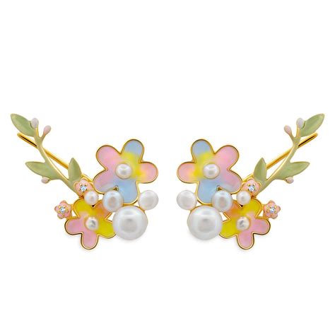 Mickey Mouse Icon Flower Earrings By CRISLU Disney Store