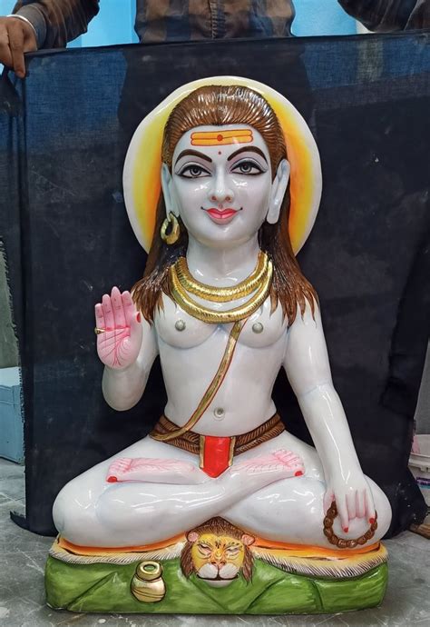 White Traditional Marble Baba Balak Nath Statue For Worship At Rs