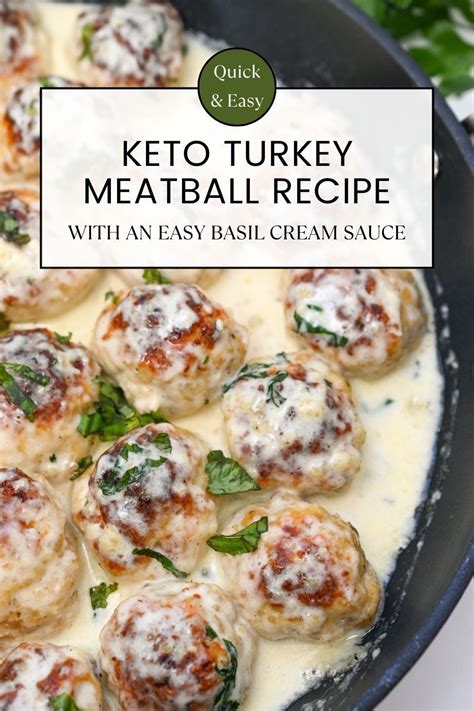 Keto Turkey Meatball Recipe With An Easy Low Carb Sauce Asweetthyme