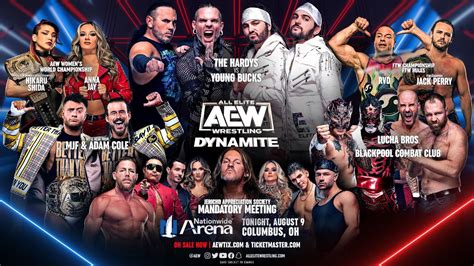 Aew Dynamite Results 8923 Hardys Vs Young Bucks And More