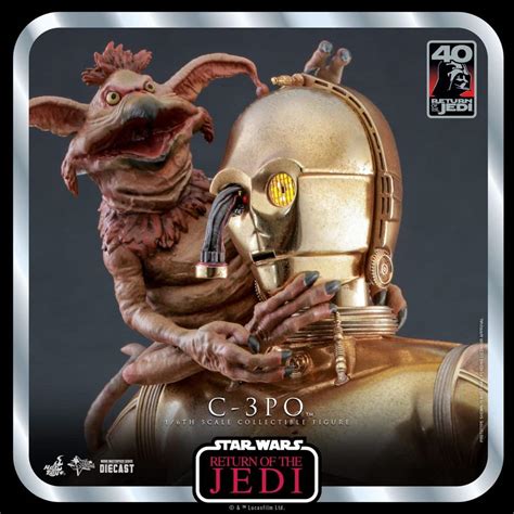 Hot Toys 1 6th C 3P0 ROTJ The Jedi Archives