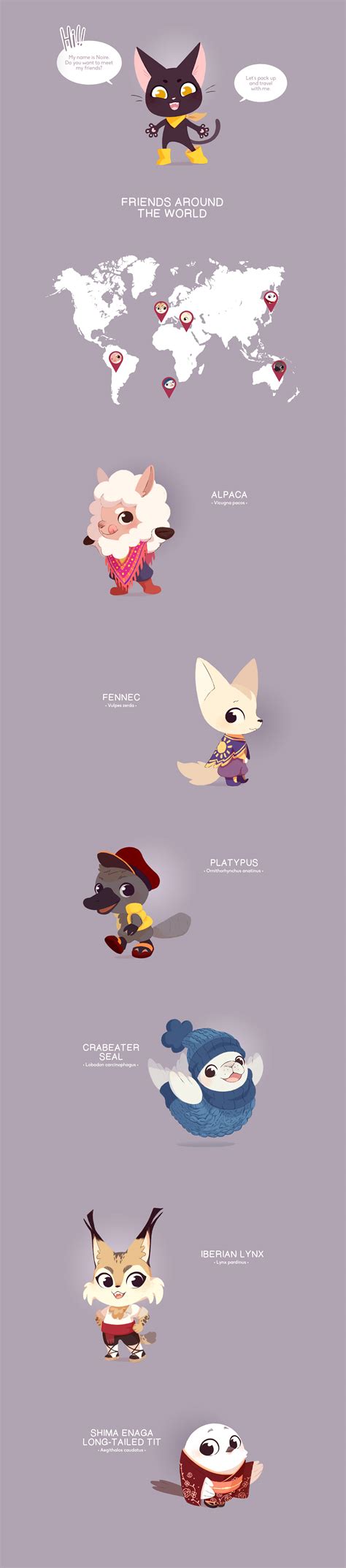 | ANIMALS | Character design on Behance