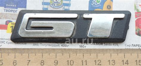 Пластиковый шильдик, наклейка на автомобиль "GT", "gran turismo ...