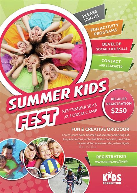 Free Summer Camp Flyer Templates In Ms Word Psd Ai Eps