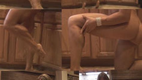 Naked In The Kitchen 3 Hi Res Muscular Calves Show Muscle Tease Clips4sale
