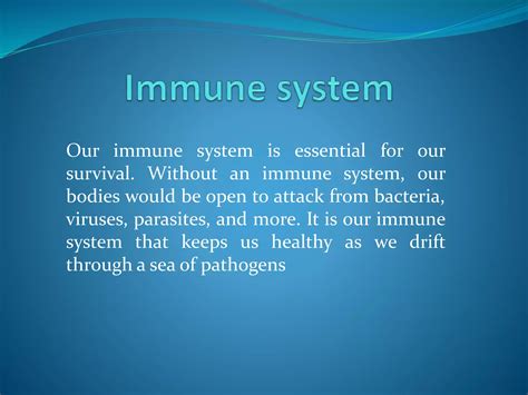 Immune System Ppt Ppt