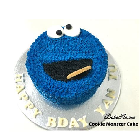 Sesame Street - Cookie Monster Face Cake – BakeAvenue