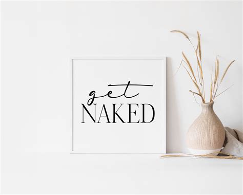 Get Naked Print Get Naked Printable Get Naked Poster Etsy Uk