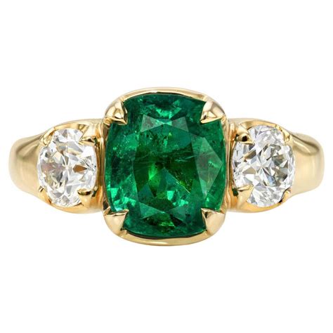 Antique Emerald Engagement Rings - 2,796 For Sale at 1stDibs | vintage ...