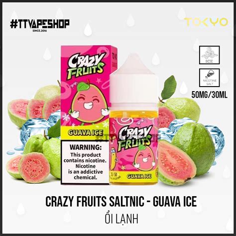 Crazy Fruits Mg Ml Guava Ice I L Nhcrazy Fruits