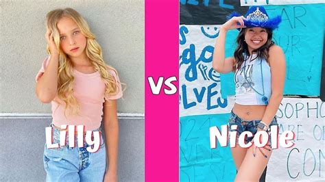 Lilly Ketchman Vs Nicole Laeno Tiktok Dances Compilation Youtube