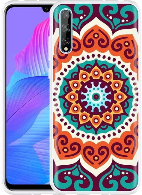 Hoesje Geschikt Voor Huawei P Smart S Retro Mandala Bol