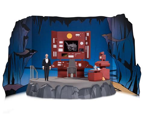 Buy Batman DC Comics Animated Batcave Playset with Alfred Action Figure ...