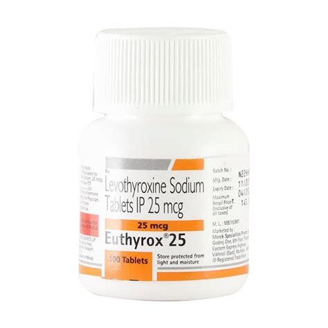 Levothyroxine 25 Mcg