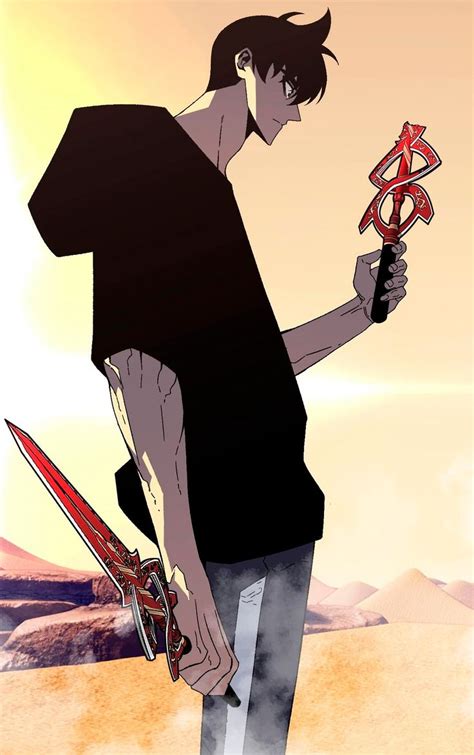 Anime Character with Dual Swords