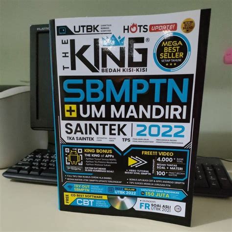 Jual Buku The King Bedah Kisi Kisi Sbmptn Saintek Um Mandiri Tps