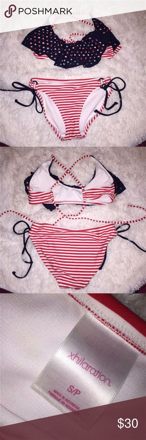 American Red White And Blue Bikini Set Blue Bikini Set Bikinis Bikini Set