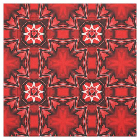 Red Bandana Fabric | Zazzle