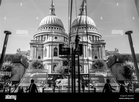 St Paul S Cathedral Reflected In The Windows Of The One New Change