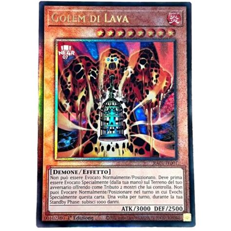 Yu Gi Oh Ita Ed Rare Ultimate Ra It Golem By Lava Ebay