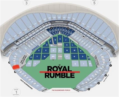 Royal Rumble Seats Rwwe