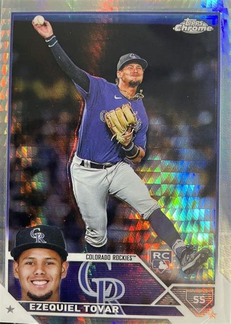 Ezequiel Tovar Topps Chrome Prism Refractor Price Guide